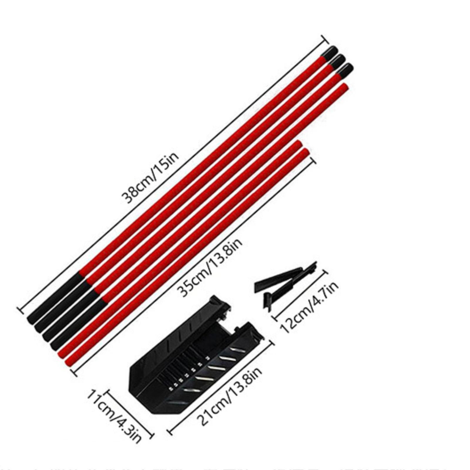Golf Equipment Guide - Golf oefenmateriaal swingtrainer uitlijningsstokhouder professionele verstelbare