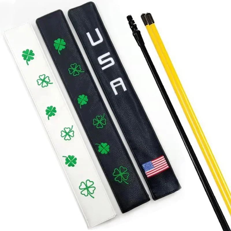 Golf Equipment Guide - PU Lederen Golf Uitlijning Rod Cover