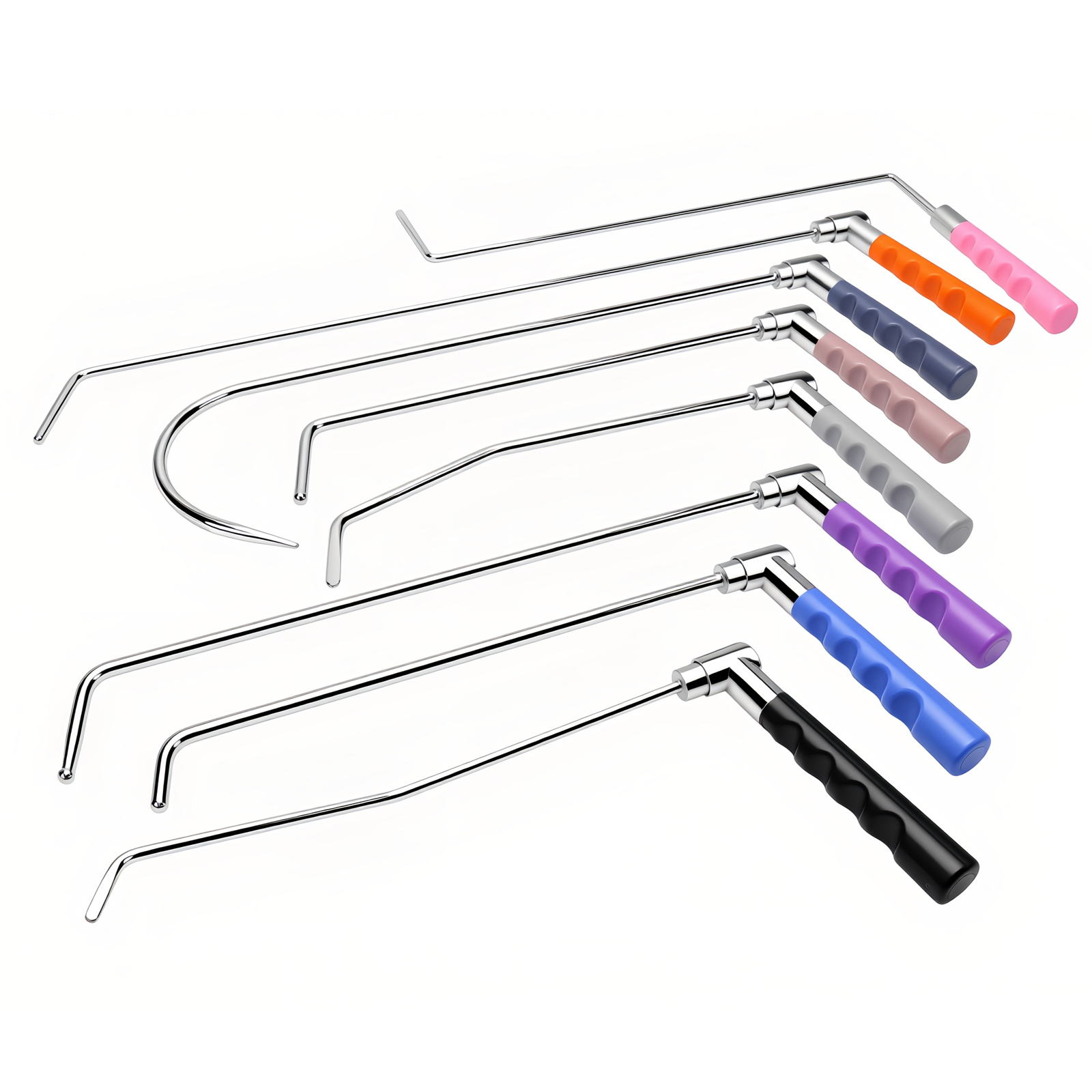 Divot Repair Tool - 8-delige PDR deukreparatieset met 360 graden