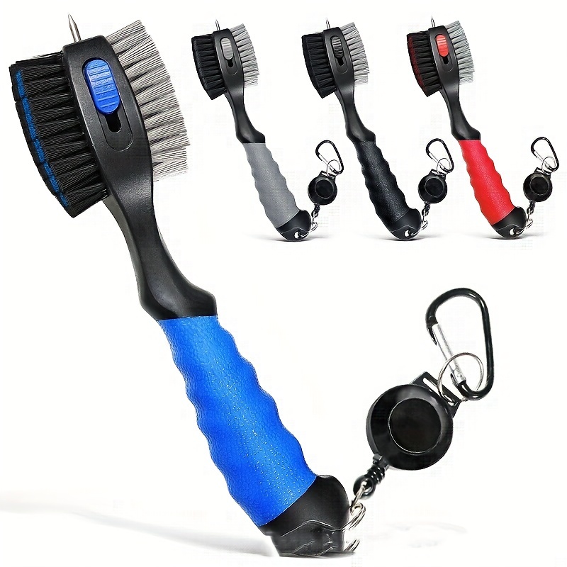 Golf Equipment Indoor - Golfclub Reinigingsborstel Groefreiniger, Intrekbare Grote Hoofdborstel
