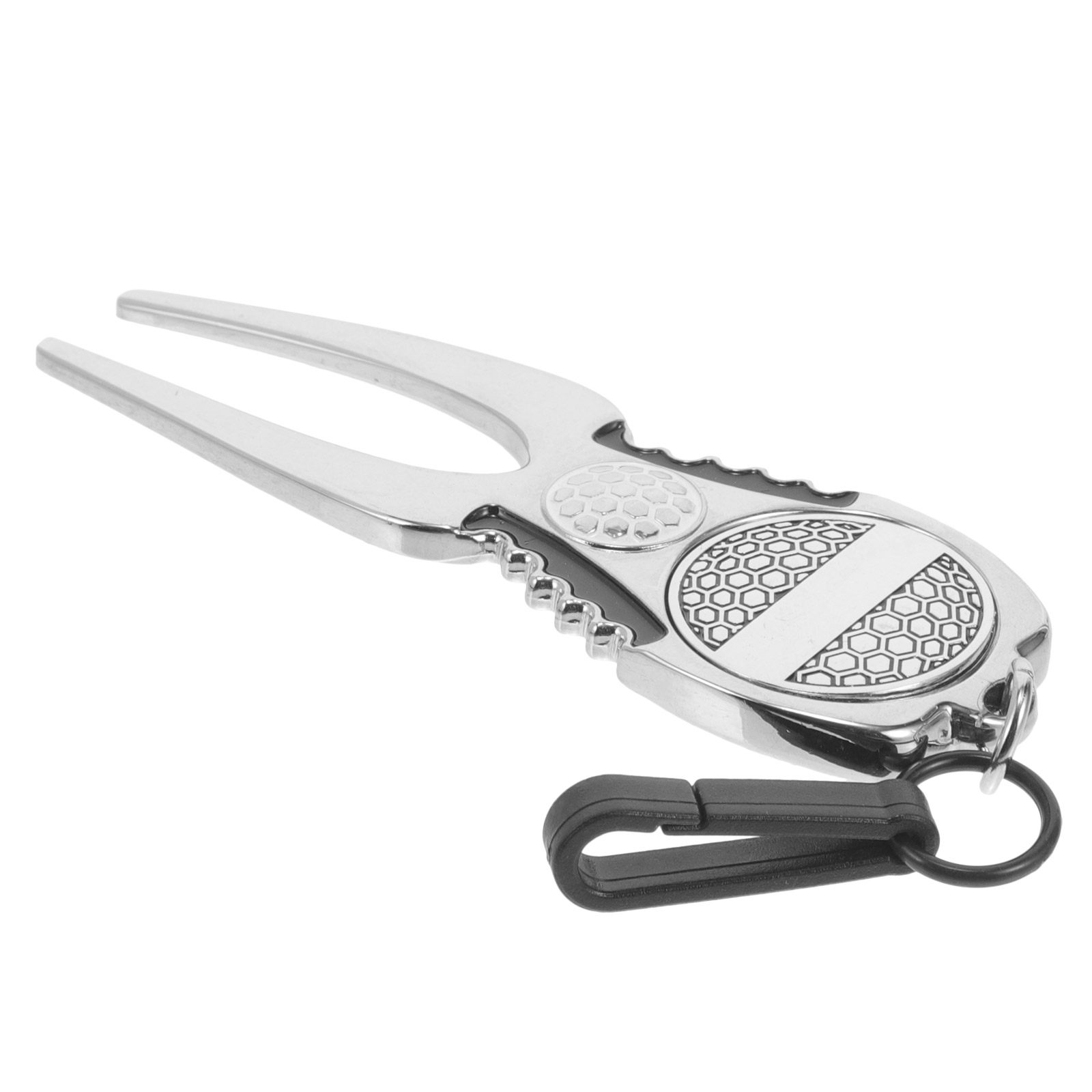 Divot Repair Tool - Professionele golf-divot-reparatietool, aluminiumlegering divot-vork, slijtvaste ballmarker