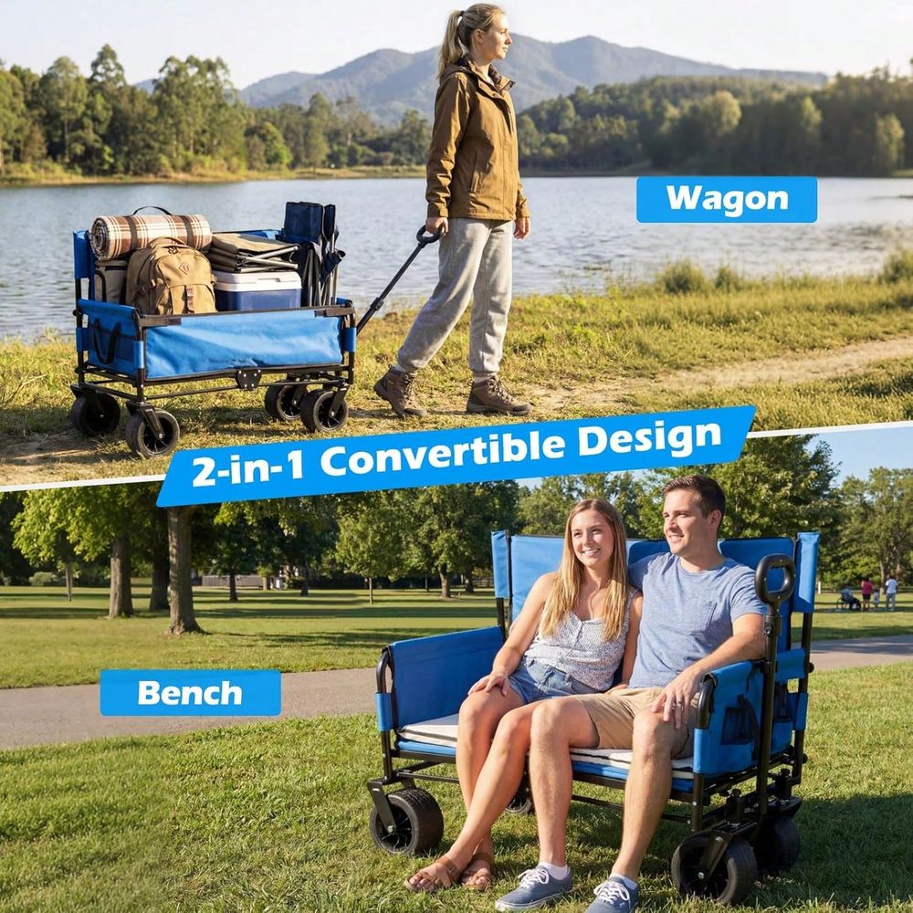Wagenbankzitcombinatie, inklap - Pull Cart Fold recensie en prijs