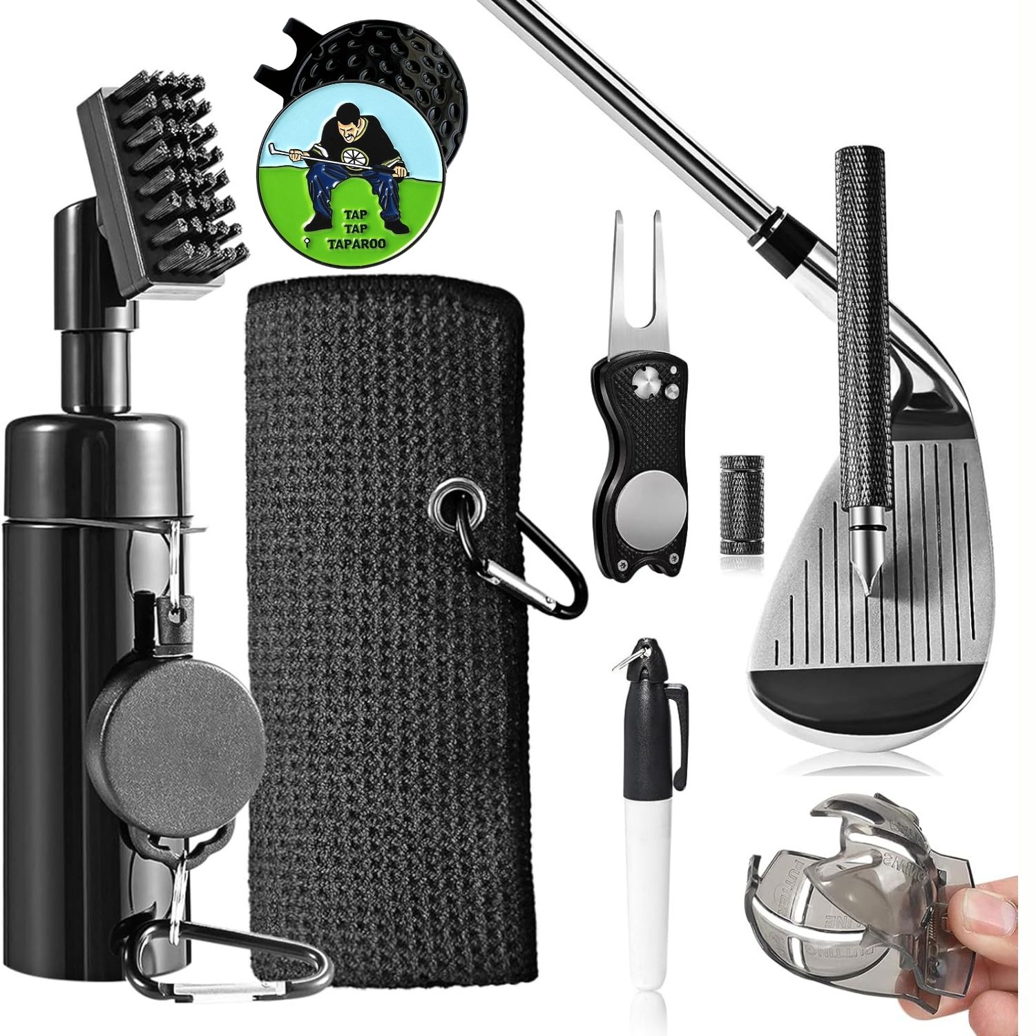 Golfclubreinigingsset met golf - Divot Repair Tool recensie en prijs