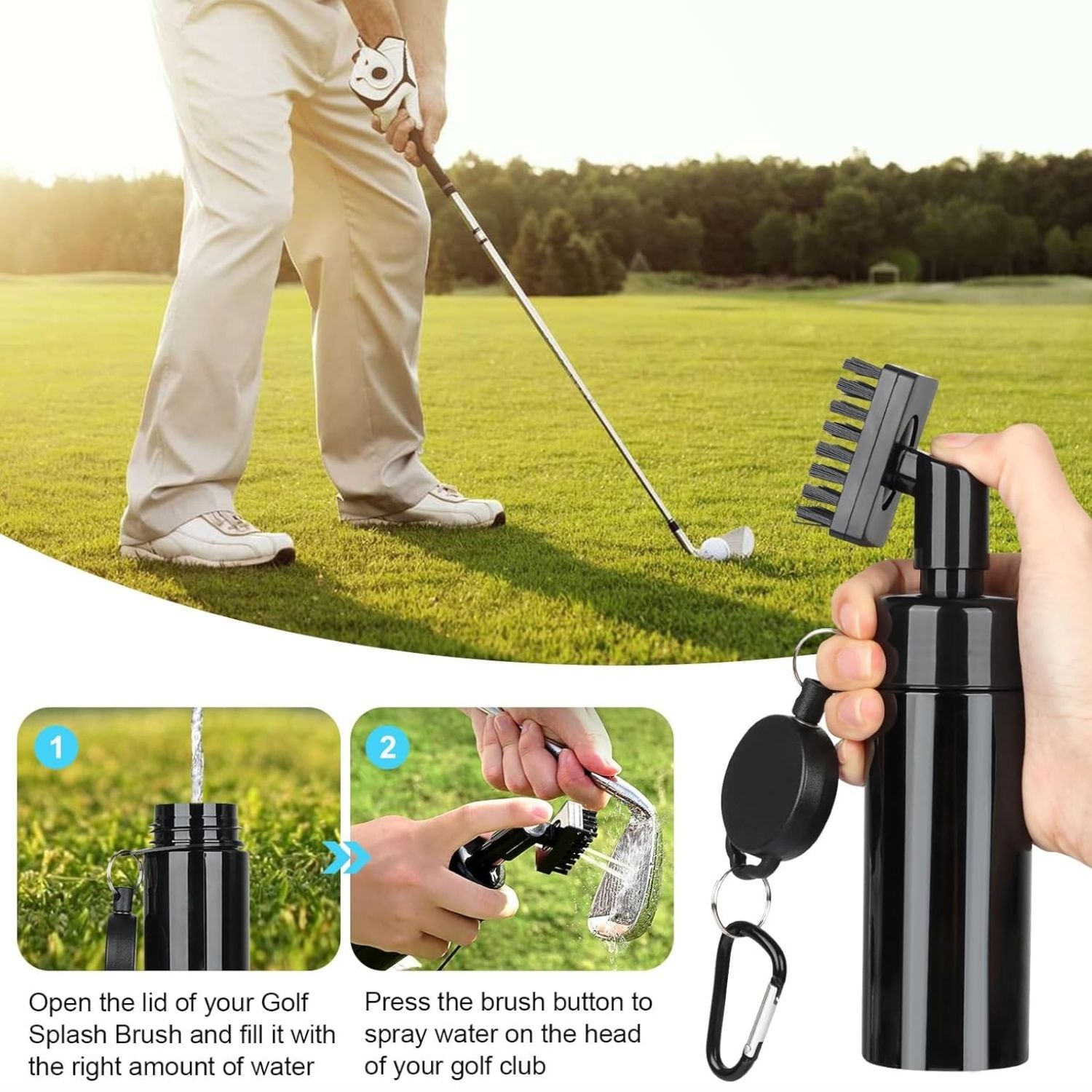 Golfclubreinigingsset met golf - Divot Repair Tool recensie en prijs