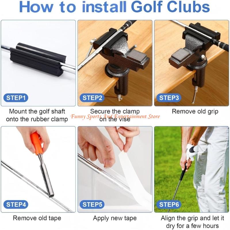 C4DE Golfclub Reparatie Vises  - Grip Regrip Tape recensie en prijs