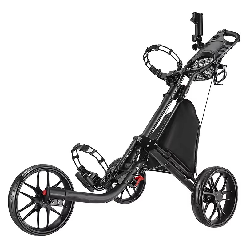 Golfduwkar 4 wielen, stevig, l - Pull Cart Fold recensie en prijs