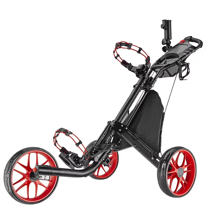 Golfduwkar 4 wielen, stevig, l - Pull Cart Fold recensie en prijs