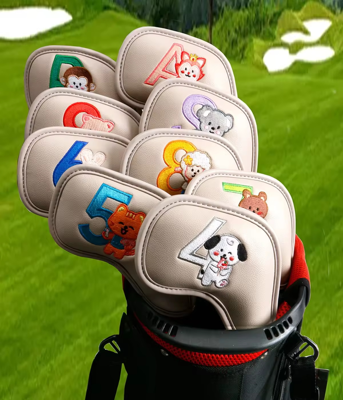 9 stuks schattige cartoon dier - Golf Equipment Suppliers recensie en prijs