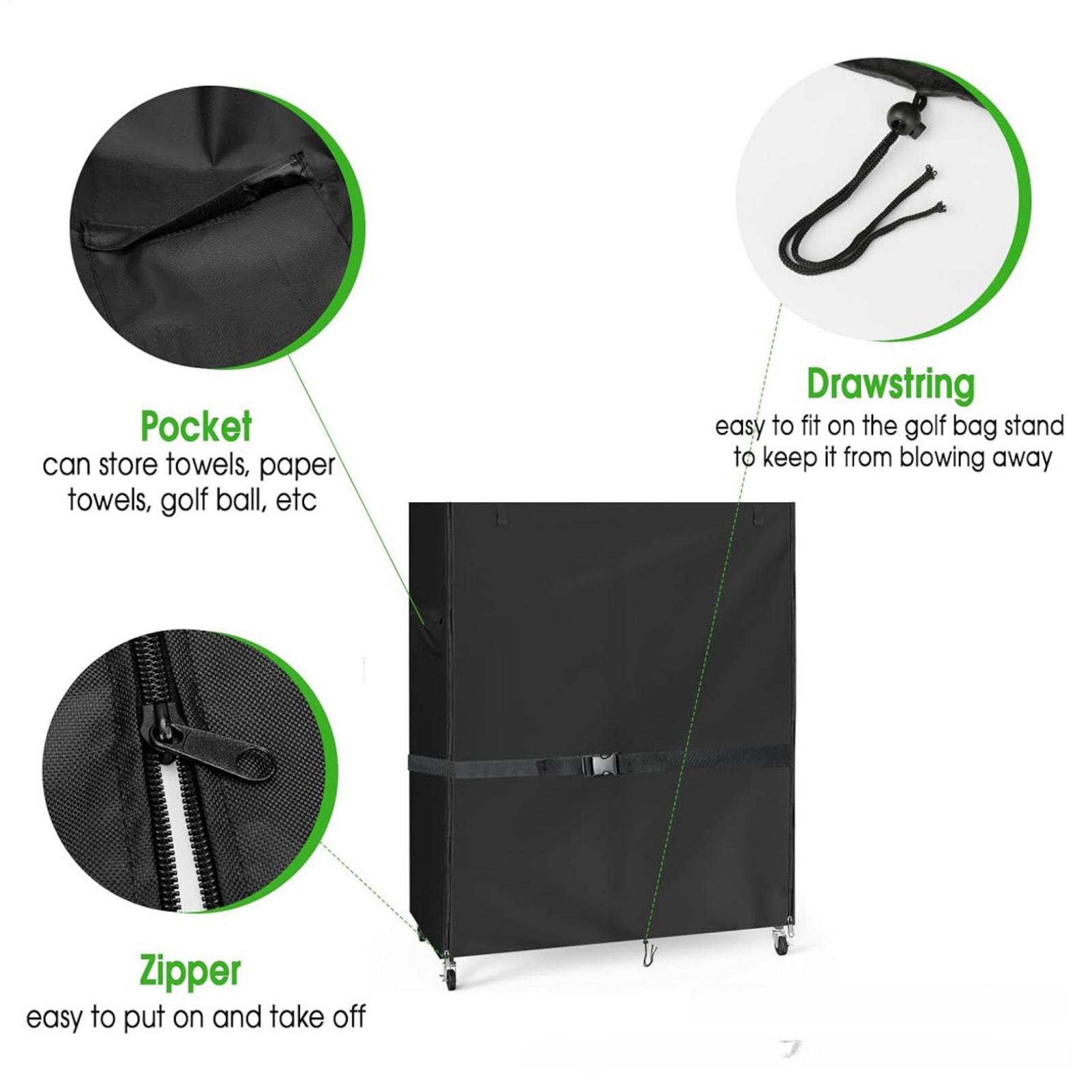 Golfbag Stand Covers Oxford Wa - Golf Equipment Garage Storage recensie en prijs