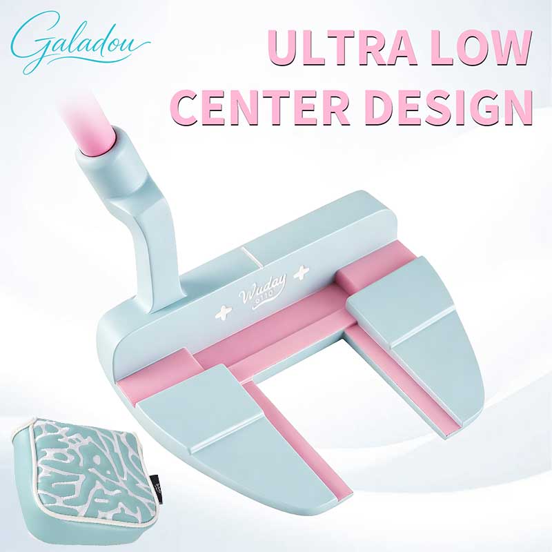 Blauw en roze golfputter met b - Golf Equipment Beginners recensie en prijs