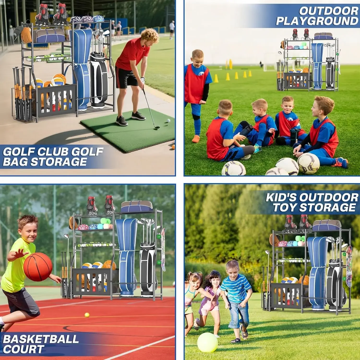 Zware-duty garage sportartikel - Golf Equipment Garage Storage recensie en prijs