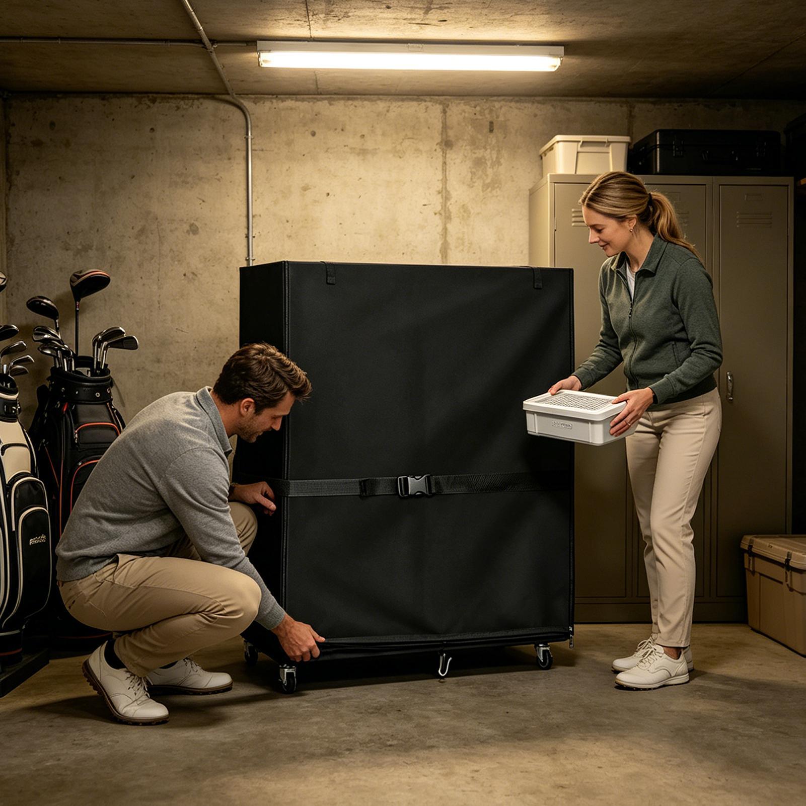 Golfbag Stand Covers Oxford Ga - Golf Equipment Garage Storage recensie en prijs
